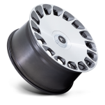 Felga aluminiowa AB045 ARISTOCRAT Gloss Platinum Bright Mach Fc ASANTI - 2