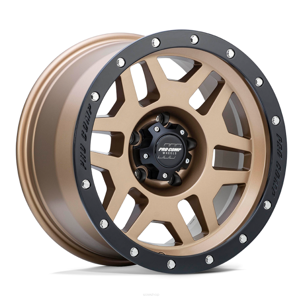 Felga aluminiowa PA41 PHASER Matte Bronze W/ Black Lip PRO COMP