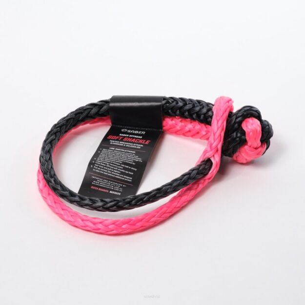 Saber 9,000KG SaberPro Soft Shackle – Pink & Black