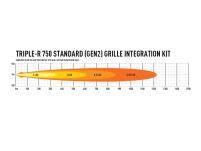 Zestaw dwóch lamp LAZER TRIPLE-R 750 (Gen2) z systemem montażu w fabrycznym grillu - Ford Ranger (2016 - 2019) - 9