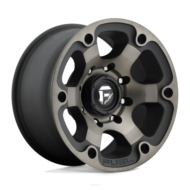 Felga aluminiowa D564 BEAST Matte Black Double Dark Tint FUEL