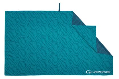 Ręcznik szybkoschnący 150x90 LIFEVENTURE Recycled SoftFibre Teal Giant