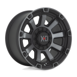 Felga aluminiowa XD852 GAUNTLET Satin Black W/ Gray Tint XD SERIES - 4