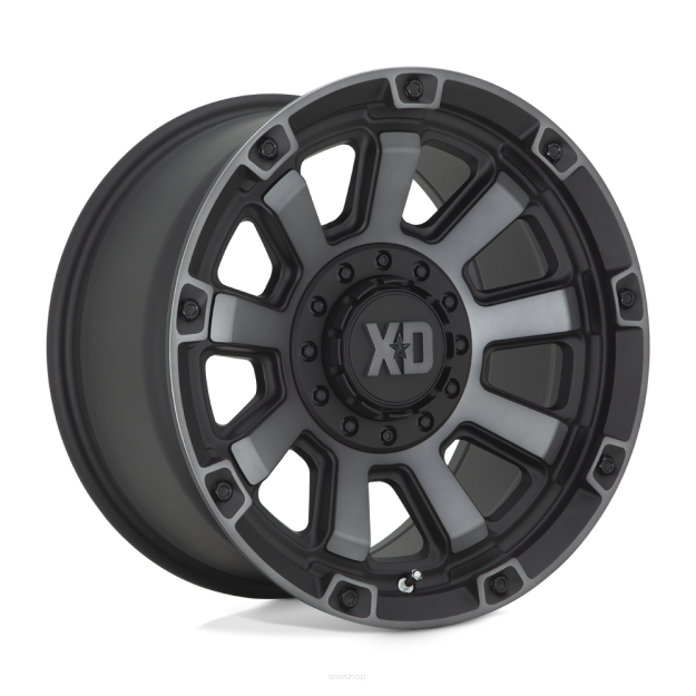 Felga aluminiowa XD852 GAUNTLET Satin Black W/ Gray Tint XD SERIES