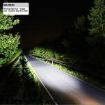 Panel Led Driving light bar - single row - bottom bracket, 36W - 4