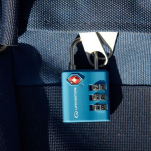 Kłódka szyfrowana do bagażu TSA Combi Lock niebieska Lifeventure - 5