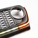 Grill z paskiem LED i otworem na kamerę OFD - 8