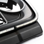 Grill z paskiem LED i otworem na kamerę OFD - 12