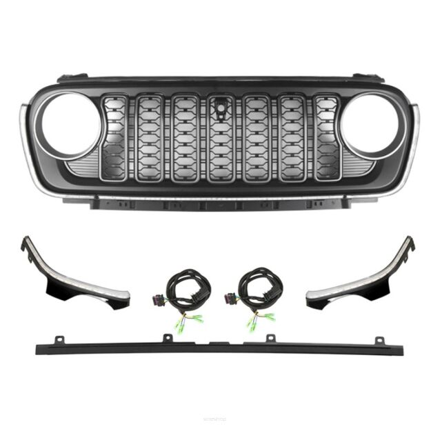 Grill z paskiem LED i otworem na kamerę OFD