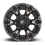 Felga aluminiowa D569 Vapor Matte Black Double Dark Tint Fuel - 3