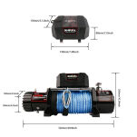 Wyciągarka elektryczna X-BULL PRIME 13000 12V lina syntetyczna - 11