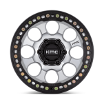Felga aluminiowa KM237 RIOT BEADLOCK Machined Face Satin Black Windows & Ring KMC - 2