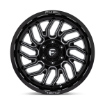 Felga aluminiowa D807 HURRICANE Gloss Black Milled FUEL - 3