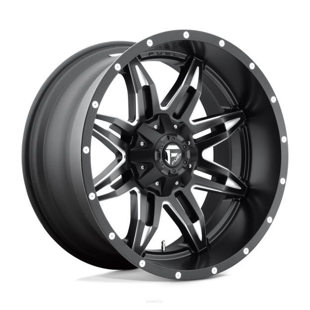 Felga aluminiowa D567 LETHAL Matte Black Milled FUEL