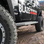 Progi Boczne RB20 z powłoką ochronną Go Rhino - Nissan Navara NP300 16-18 Crew Cab - 5