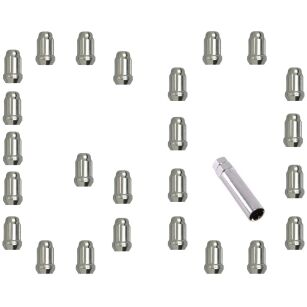 Nakrętki zabezpieczające zestaw do kół krótkie M14x1,5 Gorilla