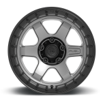 Felga aluminiowa D752 Block Matte Gunmetal W/ Black Ring Fuel - 3