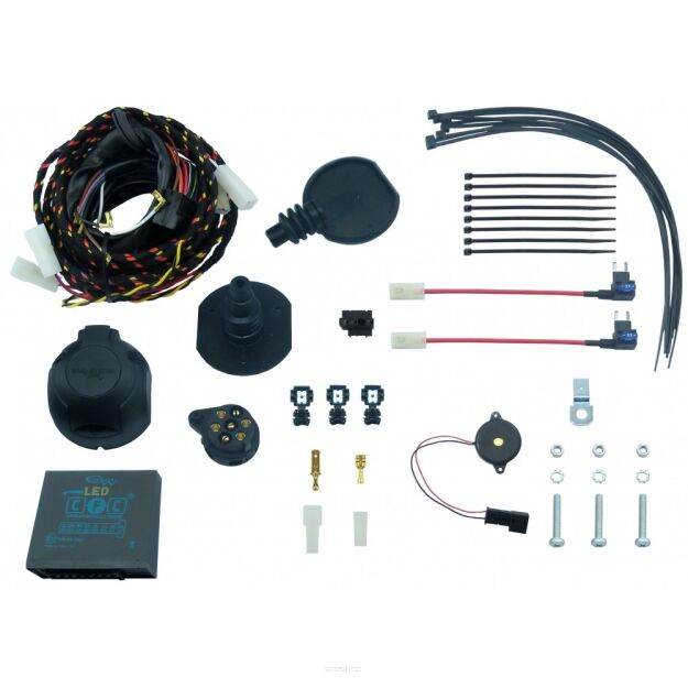 Wiązka przewodów do mocowania haka 7 PIN HAK-SYSTEM