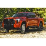 Progi, stopnie boczne czarne Rough Country Oval Nerf Steps Crew Cab - 5