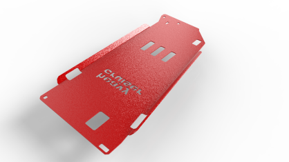 Osłona skrzyni biegów OFFROAD Toyota Land Cruiser 100 J100  4.7 V8 1998-2007 czerwona