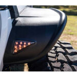 Front and rear fender flares standard coverage Bushwacker Flat Style - 4