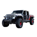 Front and rear fender flares standard coverage Bushwacker Flat Style - 2