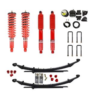 Pedders 1.75 Inch Heavy Duty Load Carrying and Towing Kit. With Assembled Foam Cell Struts & Additional Airbags. Isuzu D-Max 2017-2020