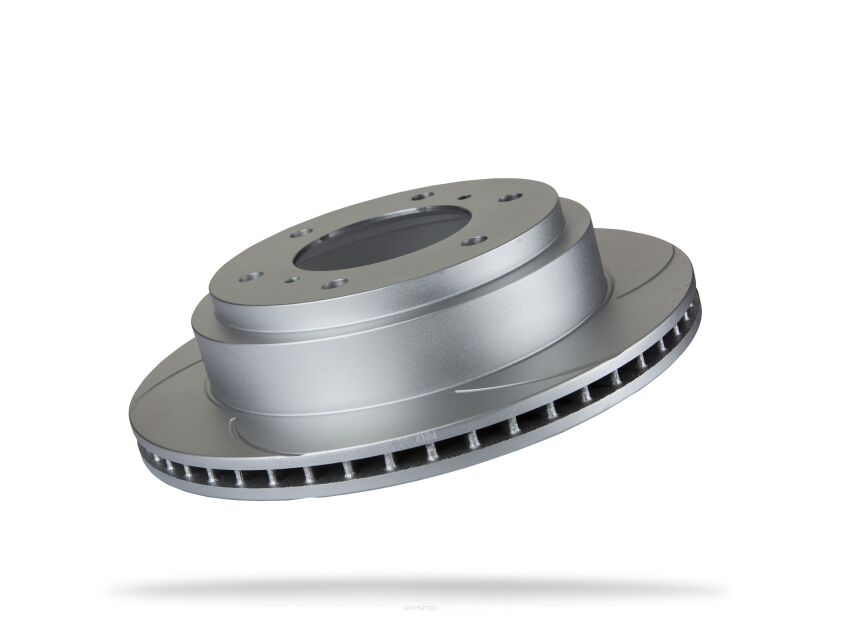 Pedders Slotted Geomet Coated Rotor