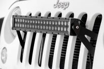 Mocowanie listwy LED 50cm do grilla Rough Country - Jeep Wrangler JK - 3