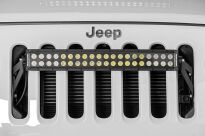 Mocowanie listwy LED 50cm do grilla Rough Country - Jeep Wrangler JK - 2