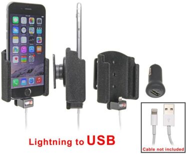 Uchwyt do Apple iPhone 6 z możliwością wpięcia kabla lightning USB