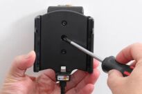 Uchwyt do Apple iPhone 12 Pro z wbudowaną ładowarką samochodową do instalacji na stałe - 5