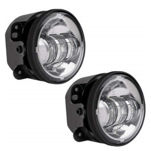 Lampy przeciwmgielne LED okrągłe chrom 4,5" JW Speaker 6145 J Series