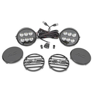 Lampy LED 6,5" okrągłe Białe/Amber DRL Rough Country