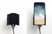 Uchwyt do Apple iPhone Xs z wbudowaną ładowarką samochodową do instalacji na stałe - 5