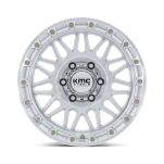 Felga aluminiowa KM555 ATTACK Gloss Silver W/ Machined Face KMC - 3