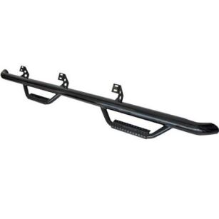 Progi, stopnie boczne SMITTYBILT Nerf Steps Czarne - Jeep Wrangler JK 2D