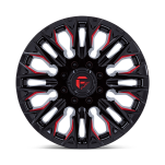 Felga aluminiowa D823 FLAME Gloss Black Milled W/ Candy Red FUEL - 3