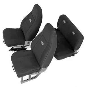 Komplet pokrowców na fotele neoprene black Rough Country