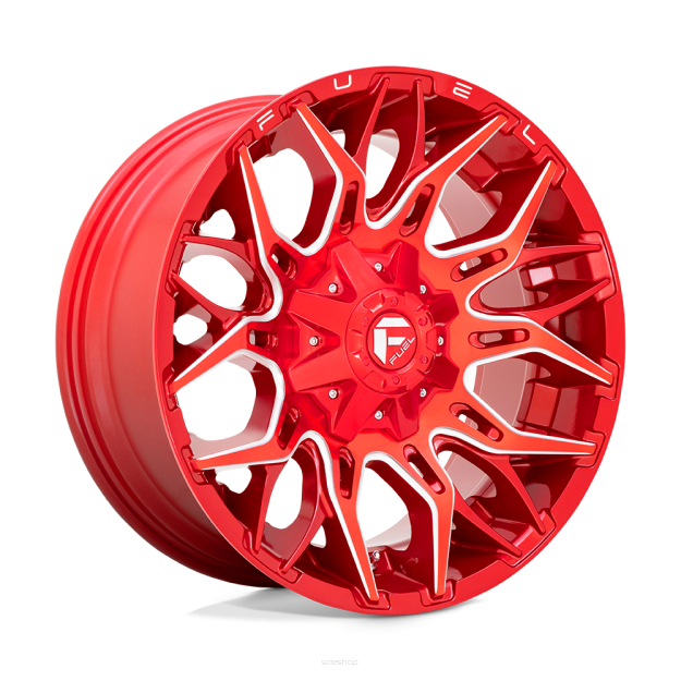Felga aluminiowa TWITCH Candy Red Milled FUEL