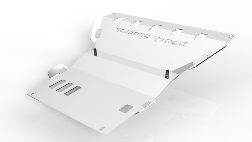 Osłona sinika,chłodnic i przedniego mostu OFFROAD Toyota Land Cruiser 200 J200 V8 2008-2014 aluminiowa