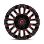 Felga aluminiowa D829 QUAKE Gloss Black Milled Red Tint FUEL - 3