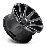 Felga aluminiowa D615 Contra Gloss Black Milled Fuel - 2