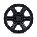 Felga aluminiowa KM551 OUTRUN Matte Black W/ Gloss Black Lip KMC - 2