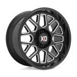 Felga aluminiowa XD849 GRENADE II Gloss Black Milled XD SERIES - 3