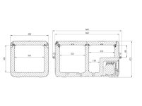 Lodówka kompresorowa Dometic CFX3 75DZ Dual Cooler/Freezer - 4