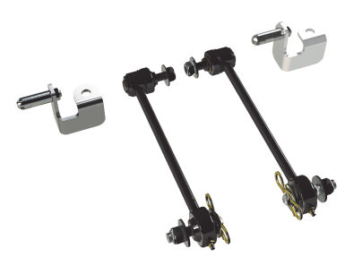 Przednie rozpinane łączniki stabilizatora Lift 0"-2,5" Teraflex Jeep Wrangler JK 2/4 Drzwi 07-18