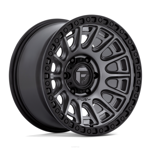 Felga aluminiowa D835 CYCLE Matte Gunmetal W/ Black Ring FUEL