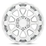 Felga aluminiowa ROTOR Gloss Silver W/ Mirror Cut Face BLACK RHINO - 3