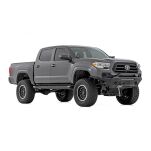 Progi, stopnie boczne aluminiowe Rough Country HD2 Double Cab - 4